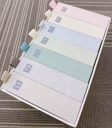 수입 품질 특수 종이 견본 책자